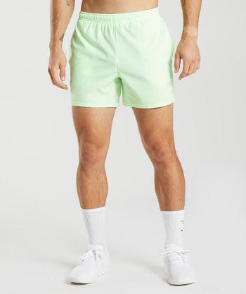 Pantalones Cortos Gymshark Arrival 5" Hombre Verde Menta | CO 3808MQZ